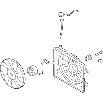 Hyundai Fan Motor - 25380-H9050