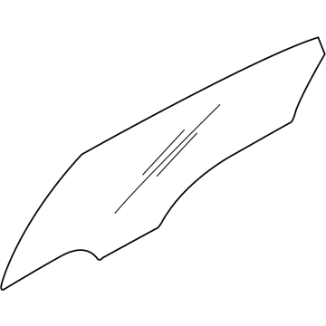Hyundai 83420-L1010 Glass Assembly-Rear Door,RH