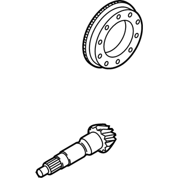 Hyundai 53212-39A30 Gear Kit-Rear Differential Final Drive