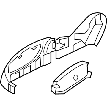 Hyundai 88020-JI000-NNB SHIELD COVER-FR SEAT OTR,RH