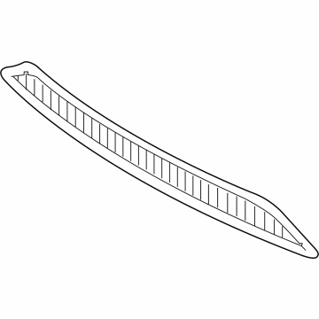 Hyundai 86561-D3500 Front Bumper Lower Grille