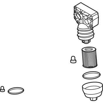 Hyundai Sonata Hybrid Coolant Filter - 26300-2JTA2