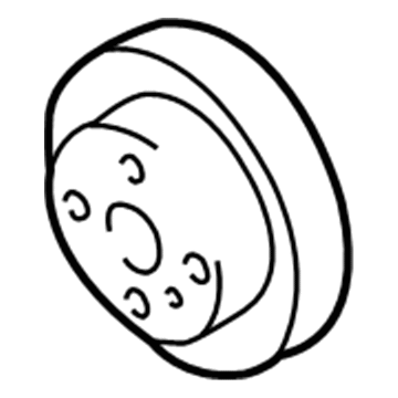 Hyundai Accent Water Pump Pulley - 25226-22000