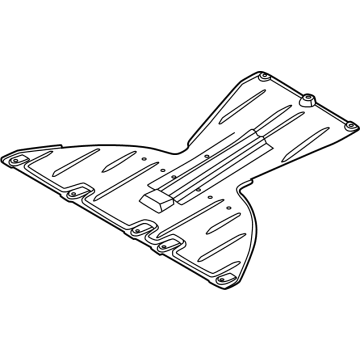 Hyundai 554B0-JI000 UNDER COVER-RR CROSS MEMBER