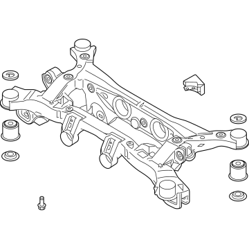 Hyundai Santa Fe Rear Crossmember - 55405-P2000