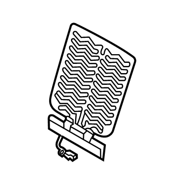 Hyundai 89370-N9000 Heater-Rear Seat Back