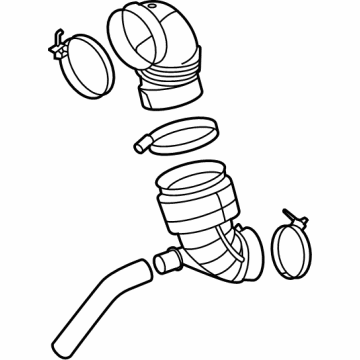 Hyundai 28130-T4320 HOSE ASSY-AIR INTAKE,LH