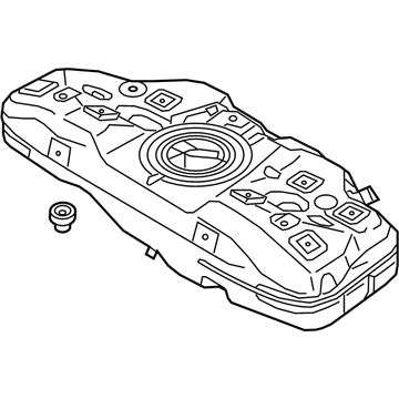 2021 Hyundai Accent Fuel Tank - 31150-H9500