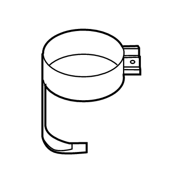 Hyundai 97794-DS400 BRKT-SUCTION HOSE MTG