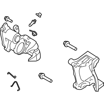Hyundai Genesis G90 Brake Caliper - 58310-D2A71