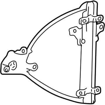 Hyundai 82404-3C010 Front Right Power Window Regulator Assembly