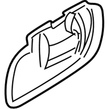 Hyundai 83650-26010 Rear Exterior Door Handle Assembly, Left