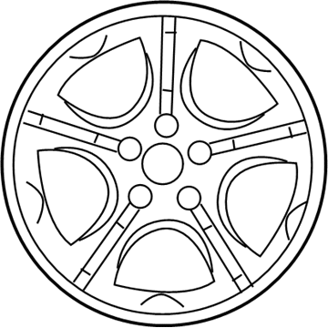 2002 Hyundai Tiburon Spare Wheel - 52910-2C200