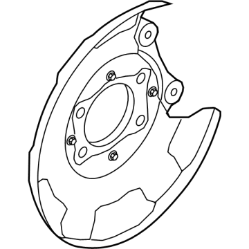 2023 Hyundai Venue Brake Dust Shield - 58391-K2300