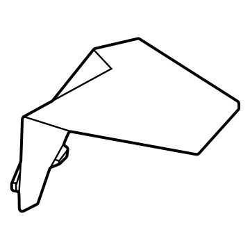 Hyundai 92421-GI000 FLANGE COVER-REAR COMB OUTSIDE