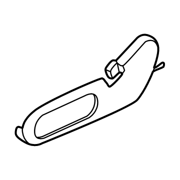 Hyundai 88040-KL100-NNB SHIELD COVER-FR SEAT INR,RH