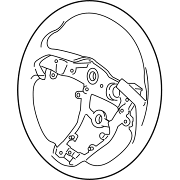 Hyundai Santa Fe Hybrid Steering Wheel - 56111-S1100-NNB