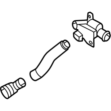Hyundai 25327-IB000 FILLER NECK & HOSE ASSY-RAD