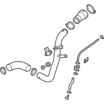 Hyundai 28273-3L101 Hose&Pipe Assembly-INTERCOOLER OULET