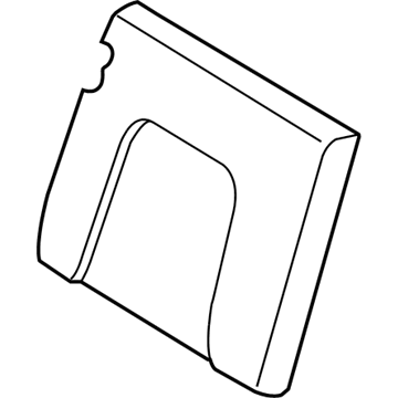Hyundai 89460-2C110-GAA Rear Right-Hand Seat Back Covering Assembly
