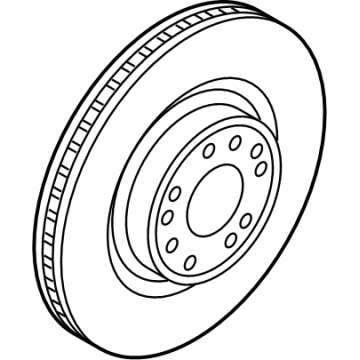 Hyundai Genesis Electrified GV70 Brake Disc - 51712-T1200