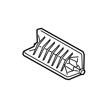 97122-DS000 Hyundai DOOR ASSY-INTAKE Illustration 1 of 1