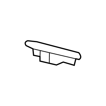 Hyundai 87244-1R000 Piece-Roof Garnish End Rear,RH