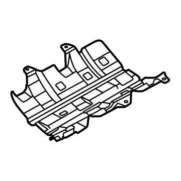 2023 Hyundai Genesis GV80 Oil Pan Baffle - 21525-3N100