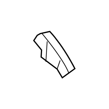 Hyundai 84116-G9000 Insulator-Fender,LH