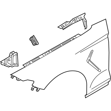 2020 Hyundai Genesis G70 Fender - 66310-G9100