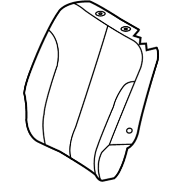 Hyundai 89360-4D120-CS2 Rear Seat Back Covering Assembly