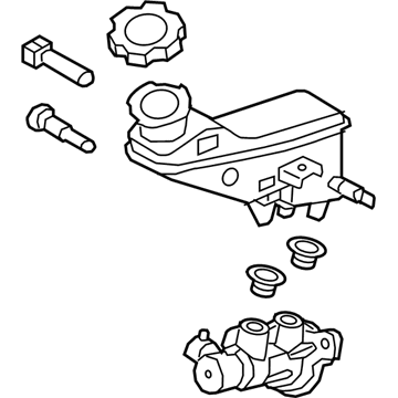 2020 Hyundai Elantra Brake Master Cylinder Reservoir - 58510-F2CD0