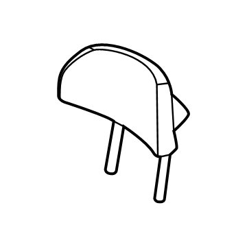 Hyundai 89700-KL020-UDX HEADREST ASSY-REAR SEAT