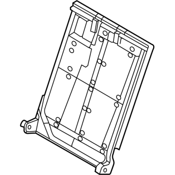 89310-KL500 Hyundai PANEL ASSY-REAR SEAT BACK,LH Illustration 1 of 1
