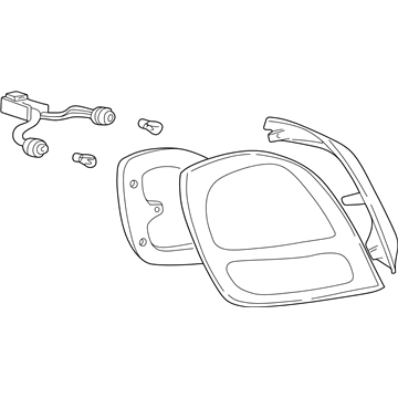 Hyundai XG300 Back Up Light - 92401-39050