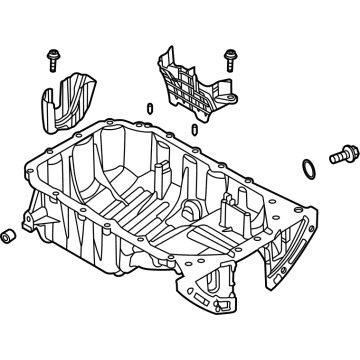 Hyundai Elantra Oil Pan - 21510-2J001