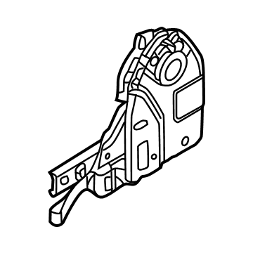 Hyundai 89490-K5000 LATCH ASSY-REAR SEAT,RH