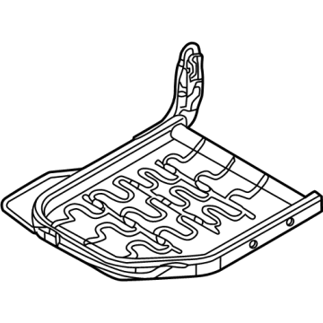 Hyundai 89110-K5000 FRAME ASSY-RR SEAT CUSH