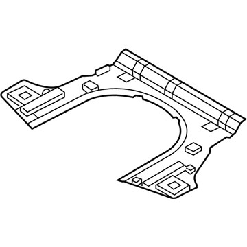 Hyundai 85720-2C050-LK Trim Assembly-Luggage Board,Front