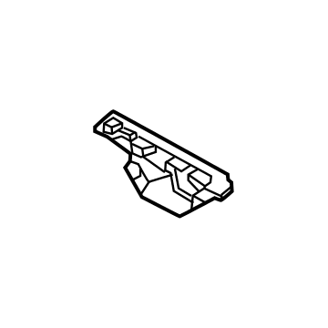 Hyundai 865B3-N9CA0 Bracket-FRT Bumper LWR MTG,LH