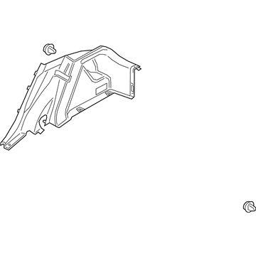 Hyundai 85740-J3050-NNB Trim Assembly-Luggage Side RH