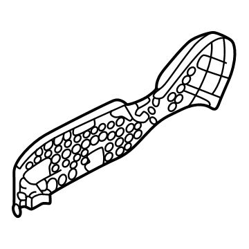 Hyundai 88020-CW010-NNB Shield Cover-FR Seat OTR,RH