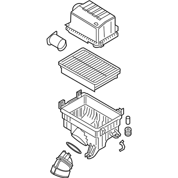 2021 Hyundai Kona Air Filter Box - 28110-J9250