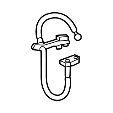 Hyundai Santa Fe Hybrid Hydraulic Hose - 58732-S1AA0