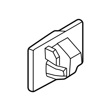Hyundai 877B9-AR000 CLIP-SIDE GARNISH MTG