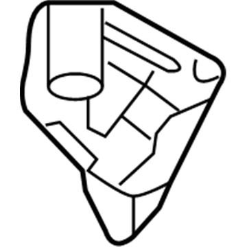 Hyundai 28526-25100 Protector-Heat Lower