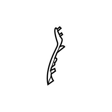 Hyundai 86596-L0160 MOULDING-Bumper,Lower,RH
