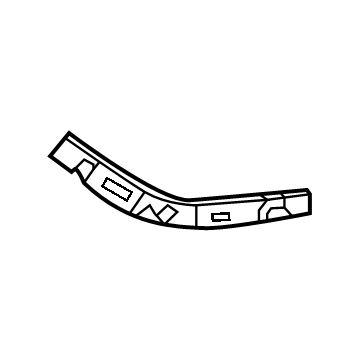 Hyundai 865B1-L1000 Bracket-FR Bumper SUPT UPR Ctr