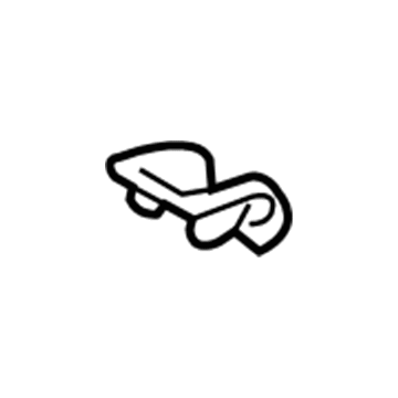 Hyundai 89392-0W500-SH Handle-Garnish Recliner Lever