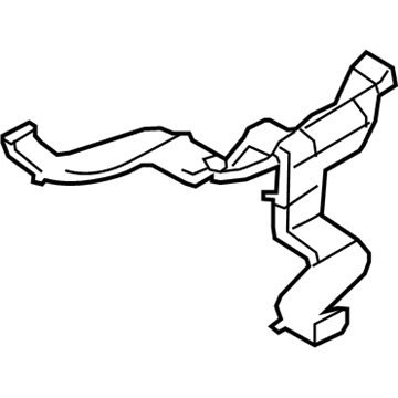 Hyundai 97010-2B001 Duct Assembly-Rear Ventilator